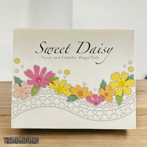 !!SALE!! LDRS Creative Sweet Daisy 895PC Pastel Floral Embellishments Mega Pack